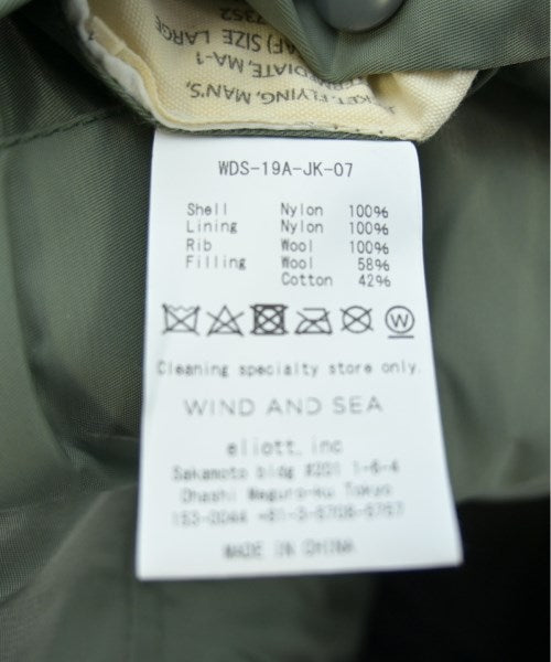 WIND AND SEA แจ็กเก็ตทหาร