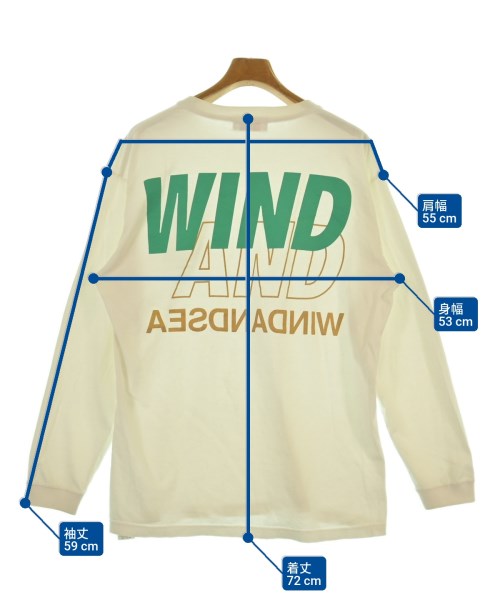 WIND AND SEA เสื้อยืด/เสื้อท็อปส์