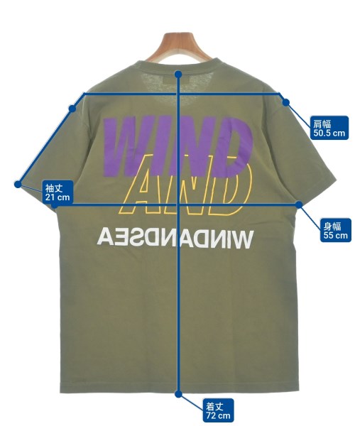 WIND AND SEA เสื้อยืด/เสื้อท็อปส์