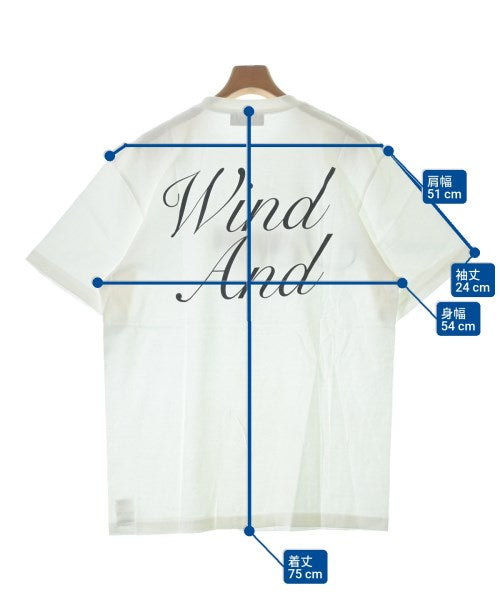 WIND AND SEA เสื้อยืด/เสื้อท็อปส์