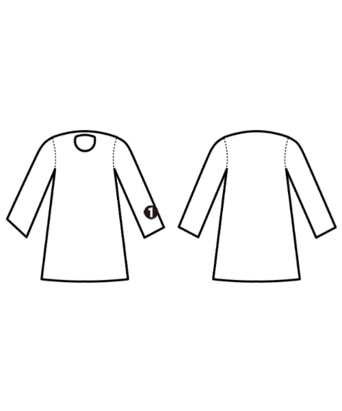 PETIT BATEAU เดรสที่เป็นเสื้อเชิ้ตตัวยาว