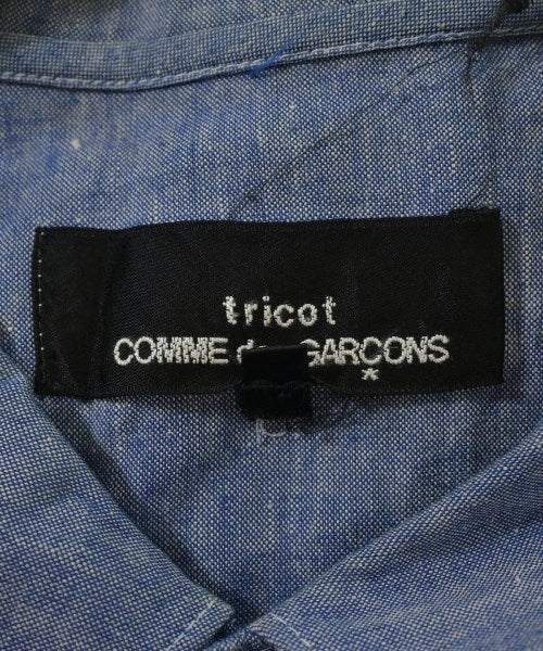 tricot COMME des GARCONS เดรสที่เป็นเสื้อเชิ้ตตัวยาว