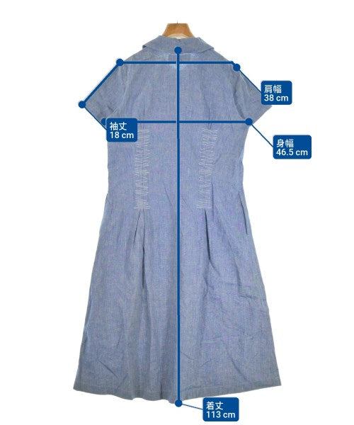 tricot COMME des GARCONS เดรสที่เป็นเสื้อเชิ้ตตัวยาว