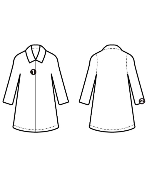tricot COMME des GARCONS เสื้อคลุมคอปก Soutien