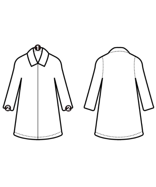 tricot COMME des GARCONS เสื้อคลุมคอปก Soutien