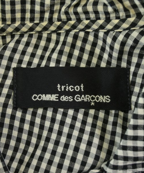 tricot COMME des GARCONS เดรสที่เป็นเสื้อเชิ้ตตัวยาว