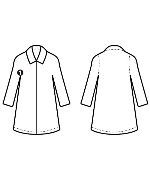 tricot COMME des GARCONS เสื้อคลุมคอปก Soutien