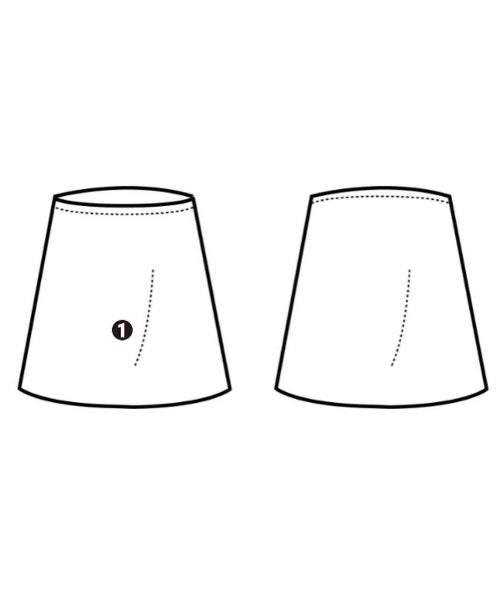 robe de chambre กระโปรงยาวถึงเข่า