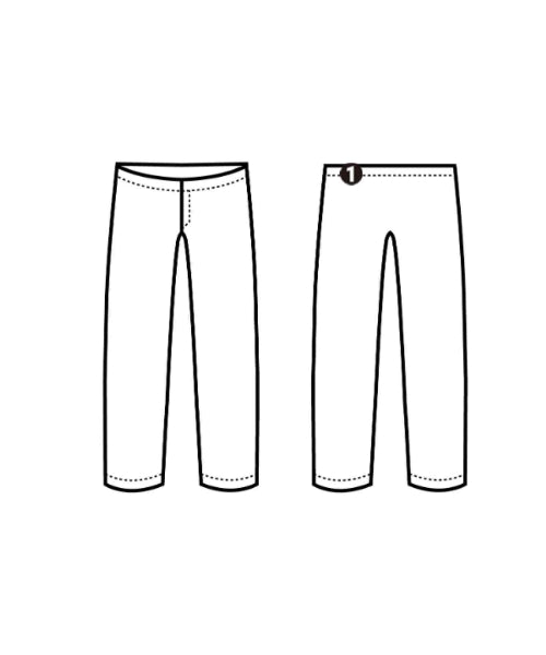 COMME des GARCONS HOMME กางเกงมีกระเป๋าข้างกางเกง2-4 กระเป๋า