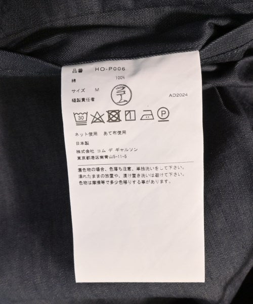 COMME des GARCONS HOMME กางเกงมีกระเป๋าข้างกางเกง2-4 กระเป๋า