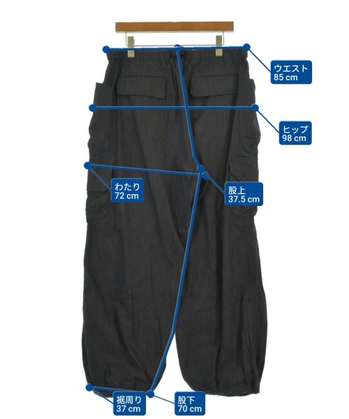 COMME des GARCONS HOMME กางเกงมีกระเป๋าข้างกางเกง2-4 กระเป๋า