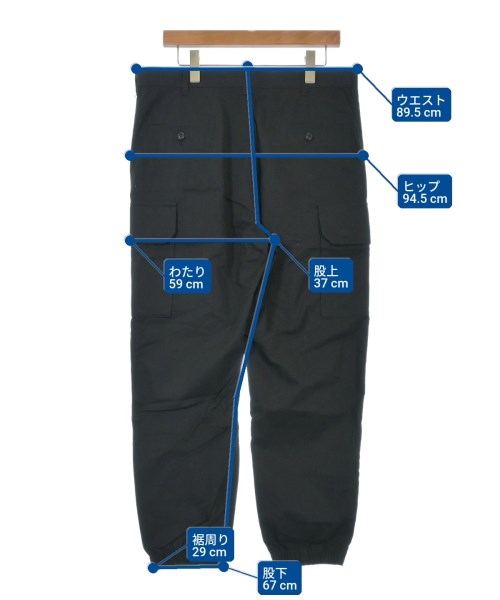 COMME des GARCONS HOMME กางเกงมีกระเป๋าข้างกางเกง2-4 กระเป๋า