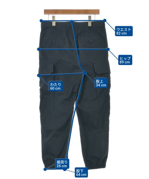 COMME des GARCONS HOMME กางเกงมีกระเป๋าข้างกางเกง2-4 กระเป๋า