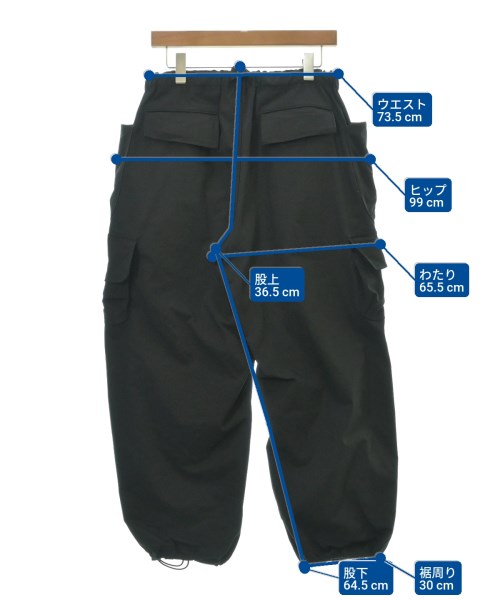 COMME des GARCONS HOMME กางเกงมีกระเป๋าข้างกางเกง2-4 กระเป๋า