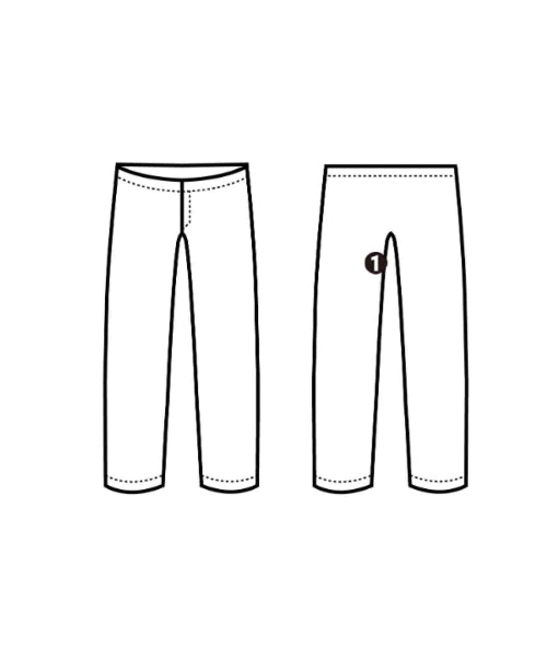 COMME des GARCONS HOMME กางเกงมีกระเป๋าข้างกางเกง2-4 กระเป๋า