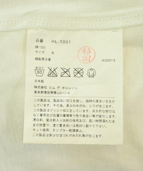 COMME des GARCONS HOMME เสื้อยืด/เสื้อท็อปส์