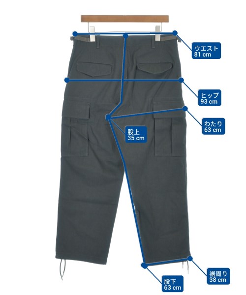 COMME des GARCONS HOMME กางเกงมีกระเป๋าข้างกางเกง2-4 กระเป๋า