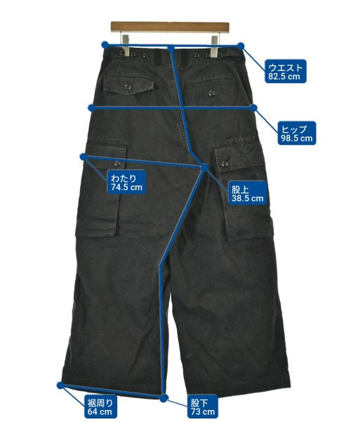 COMME des GARCONS HOMME กางเกงมีกระเป๋าข้างกางเกง2-4 กระเป๋า