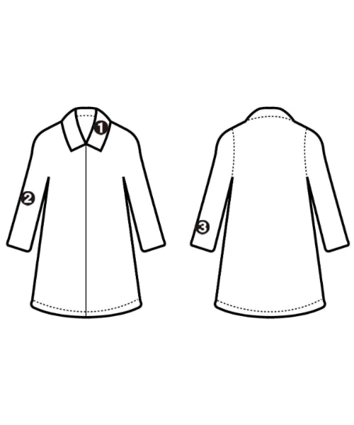 COMME des GARCONS HOMME เสื้อคลุมคอปก Soutien