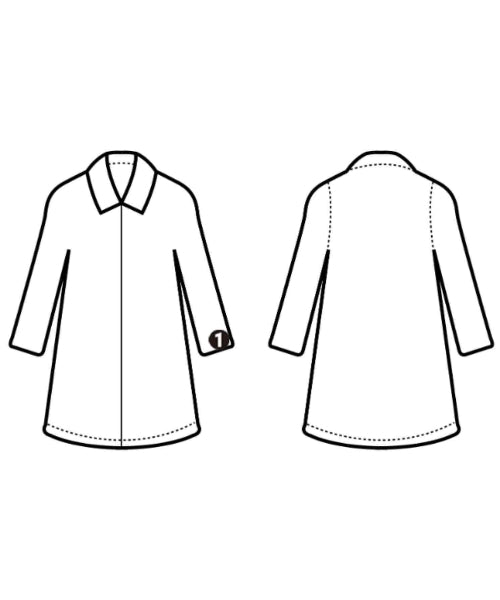 COMME des GARCONS SHIRT เสื้อโค้ทดัฟเฟิล