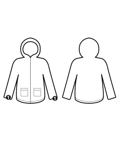 COMME des GARCONS SHIRT เสื้อพาร์กาภูเขา