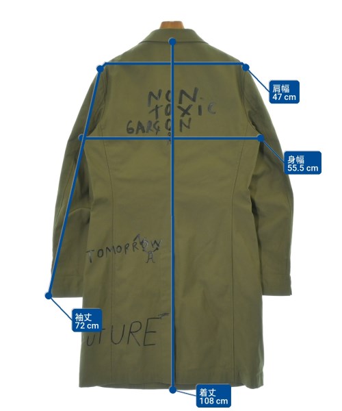 COMME des GARCONS SHIRT เสื้อโค้ทเชสเตอร์ฟิลด์
