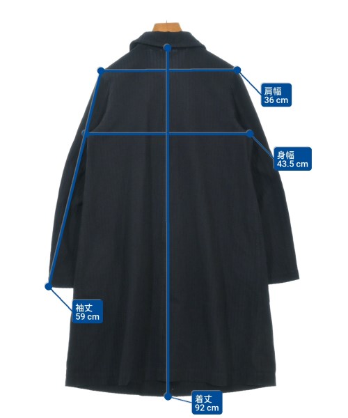 COMME des GARCONS COMME des GARCONS เสื้อคลุมคอปก Soutien