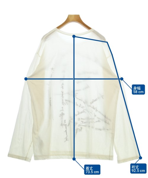 YOHJI YAMAMOTO เสื้อยืด/เสื้อท็อปส์