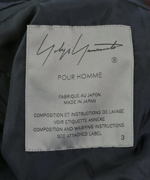 yohji yamamoto POUR HOMME เสื้อโค้ทเชสเตอร์ฟิลด์