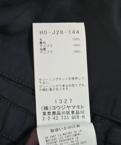 yohji yamamoto POUR HOMME เสื้อโค้ทเชสเตอร์ฟิลด์