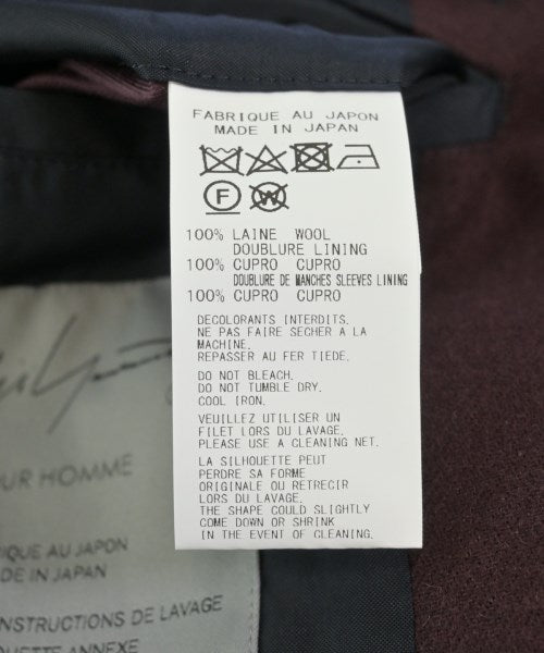 yohji yamamoto POUR HOMME เสื้อโค้ทเชสเตอร์ฟิลด์