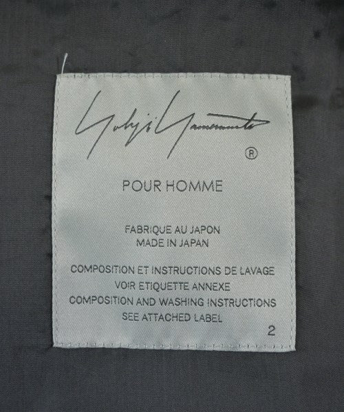 yohji yamamoto POUR HOMME เสื้อโค้ทเชสเตอร์ฟิลด์