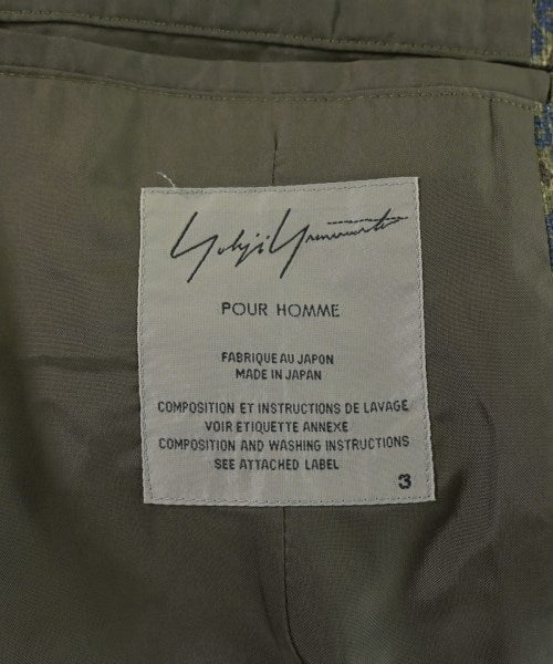 yohji yamamoto POUR HOMME เบลเซอร์/แจ็คเก็ตสูท