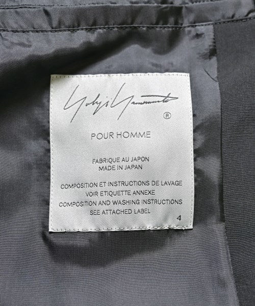 yohji yamamoto POUR HOMME เสื้อโค้ทเชสเตอร์ฟิลด์