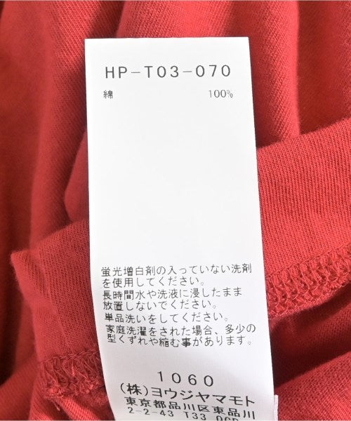 yohji yamamoto POUR HOMME เสื้อยืด/เสื้อท็อปส์