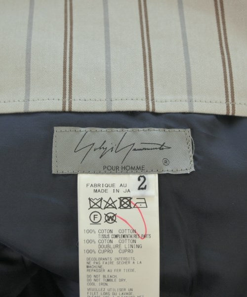 yohji yamamoto POUR HOMME กางเกงมีกระเป๋าข้างกางเกง2-4 กระเป๋า