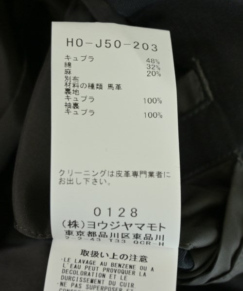 yohji yamamoto POUR HOMME เสื้อโค้ทเชสเตอร์ฟิลด์
