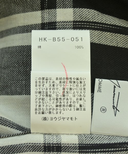 yohji yamamoto POUR HOMME เสื้อลำลอง