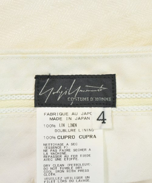 YOHJI YAMAMOTO COSTUME D'HOMME กางเกงขายาว