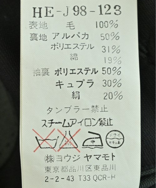yohji yamamoto POUR HOMME เบลเซอร์/แจ็คเก็ตสูท
