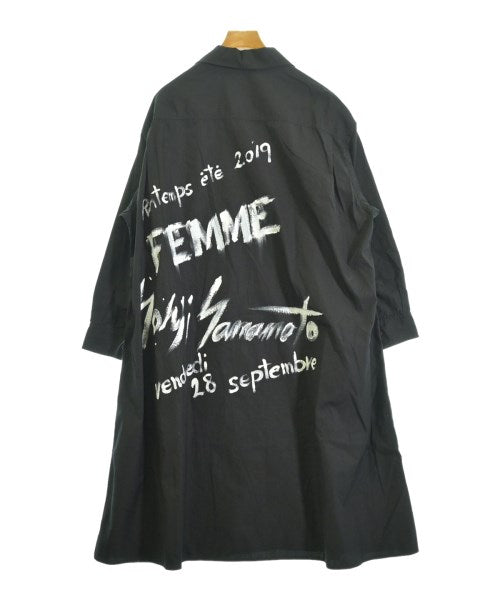 YOHJI YAMAMOTO +NOIR เดรสที่เป็นเสื้อเชิ้ตตัวยาว