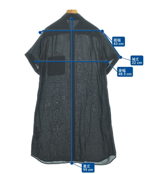 YOHJI YAMAMOTO +NOIR เดรสที่เป็นเสื้อเชิ้ตตัวยาว