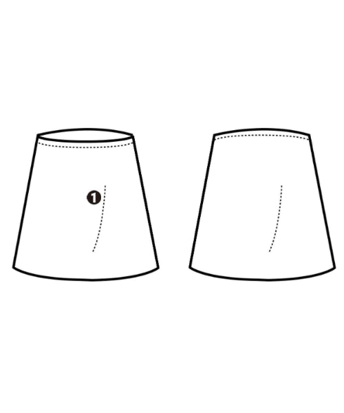 COMME des GARCONS กระโปรงยาวถึงเข่า