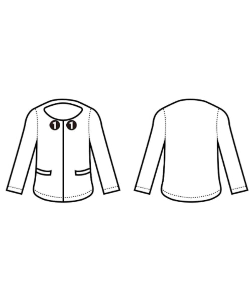 COMME des GARCONS แจ็คเก็ตไม่มีปก