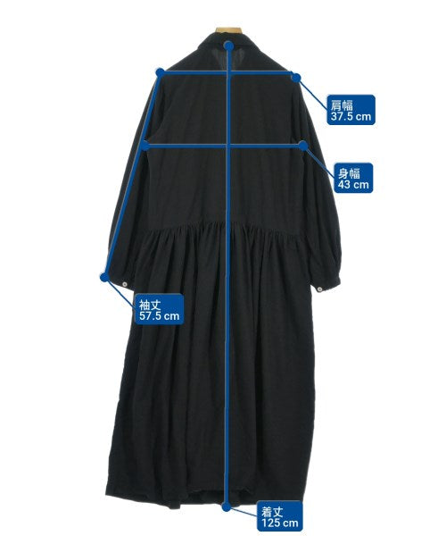 COMME des GARCONS เดรสที่เป็นเสื้อเชิ้ตตัวยาว