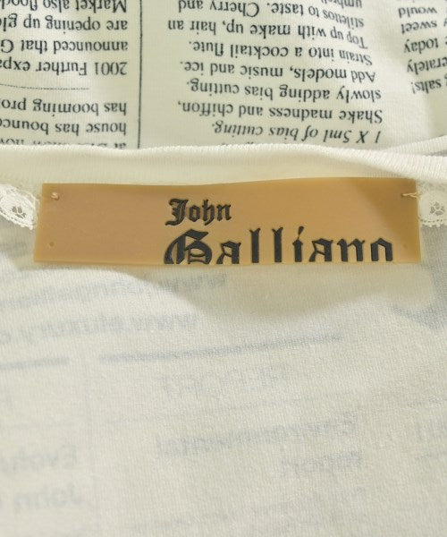 John Galliano เสื้อยืด/เสื้อท็อปส์