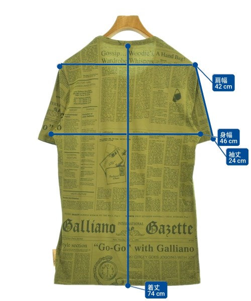 John Galliano เสื้อยืด/เสื้อท็อปส์