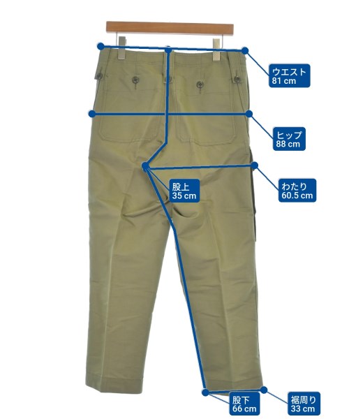 JUNYA WATANABE MAN กางเกงมีกระเป๋าข้างกางเกง2-4 กระเป๋า