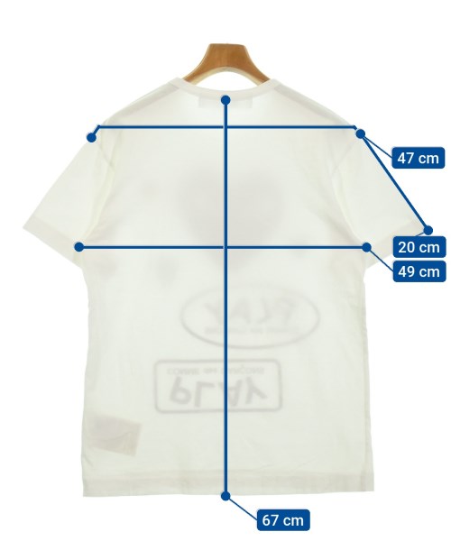 PLAY COMME des GARCONS เสื้อยืด/เสื้อท็อปส์