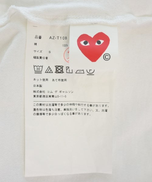 PLAY COMME des GARCONS เสื้อยืด/เสื้อท็อปส์